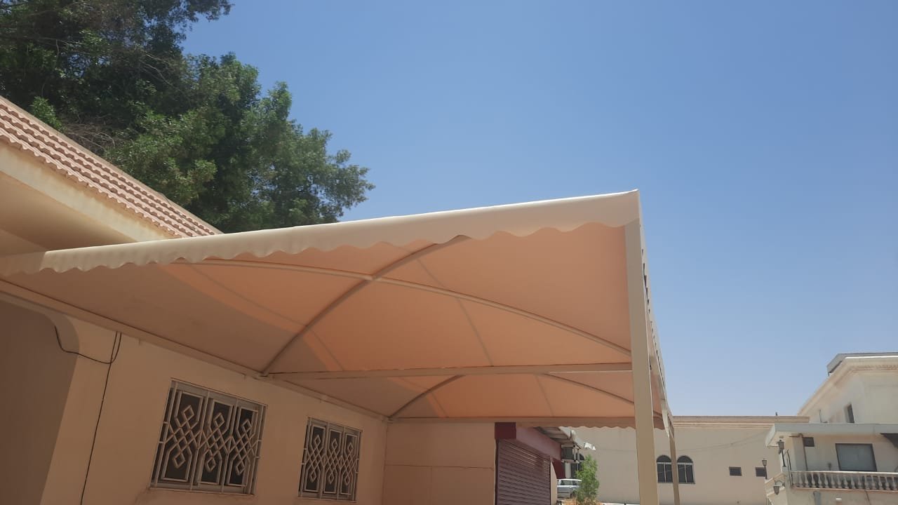 تفصيل خيام قماش PVC كوري بالرياض